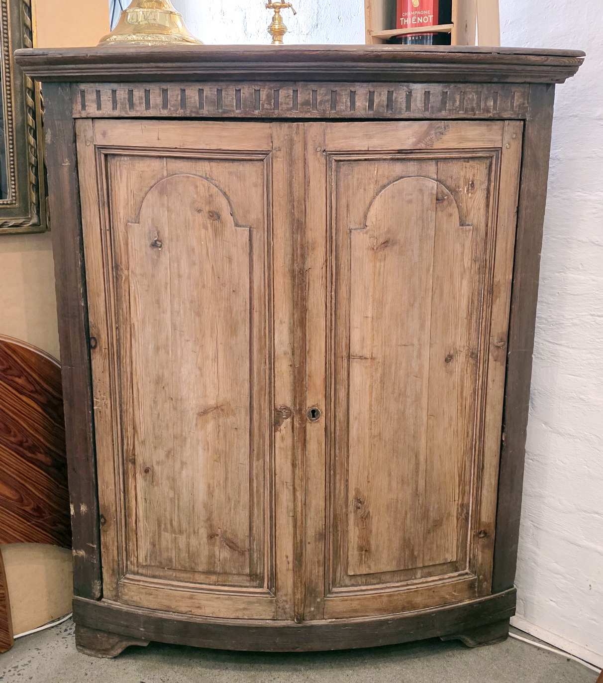 A French Louis XVI Corner Cabinet 